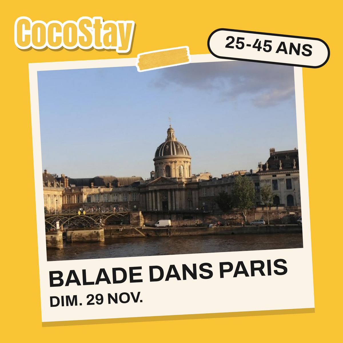 Balade dans Paris · Dim. 29 Nov. · 14h30